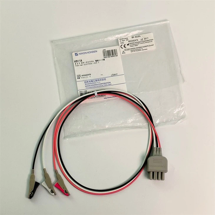 Original Nihon Kohden Ecg Lead Wire K911A BR-903PA