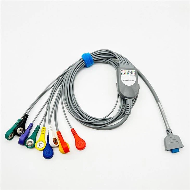 Pengyang 10 Lead Holter ECG Cable 15pin