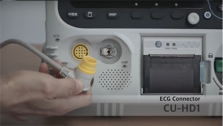 CU-HD1 LiFEGAIN ECG Cable