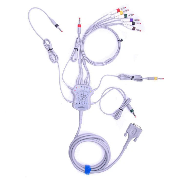 Original Mindray R12 ECG EKG Cable EC6408 040-001642-00